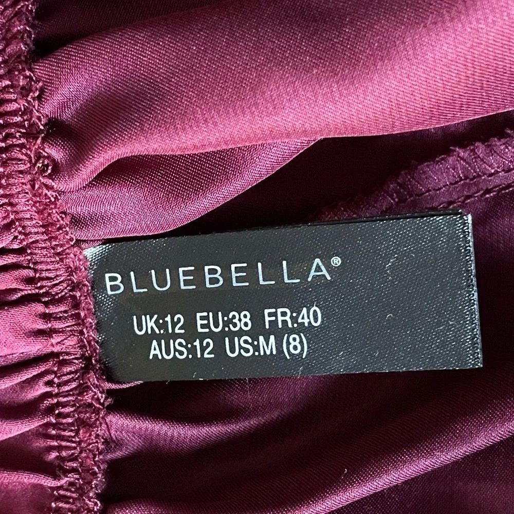 New! Bluebella Wren satin kimono Pajama top and pants Set red 47678